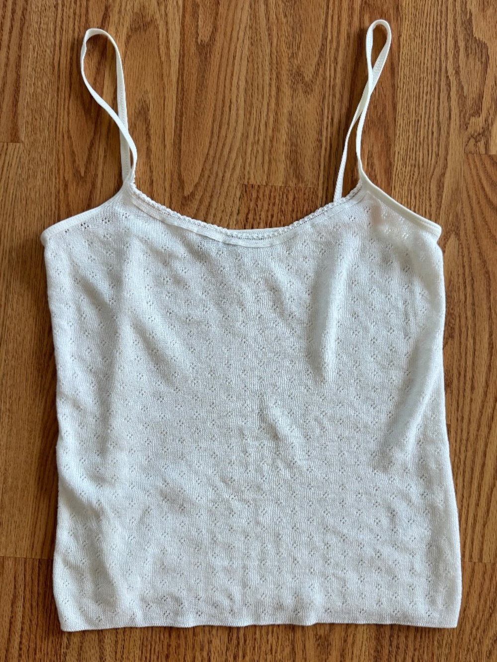 Brandy Melville White Cotton Cami Top